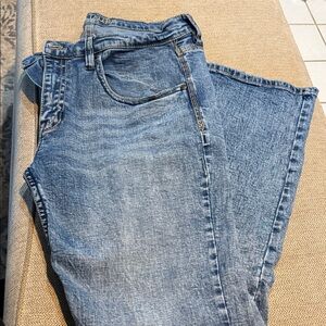 Men's Blue Bootcut Jeans